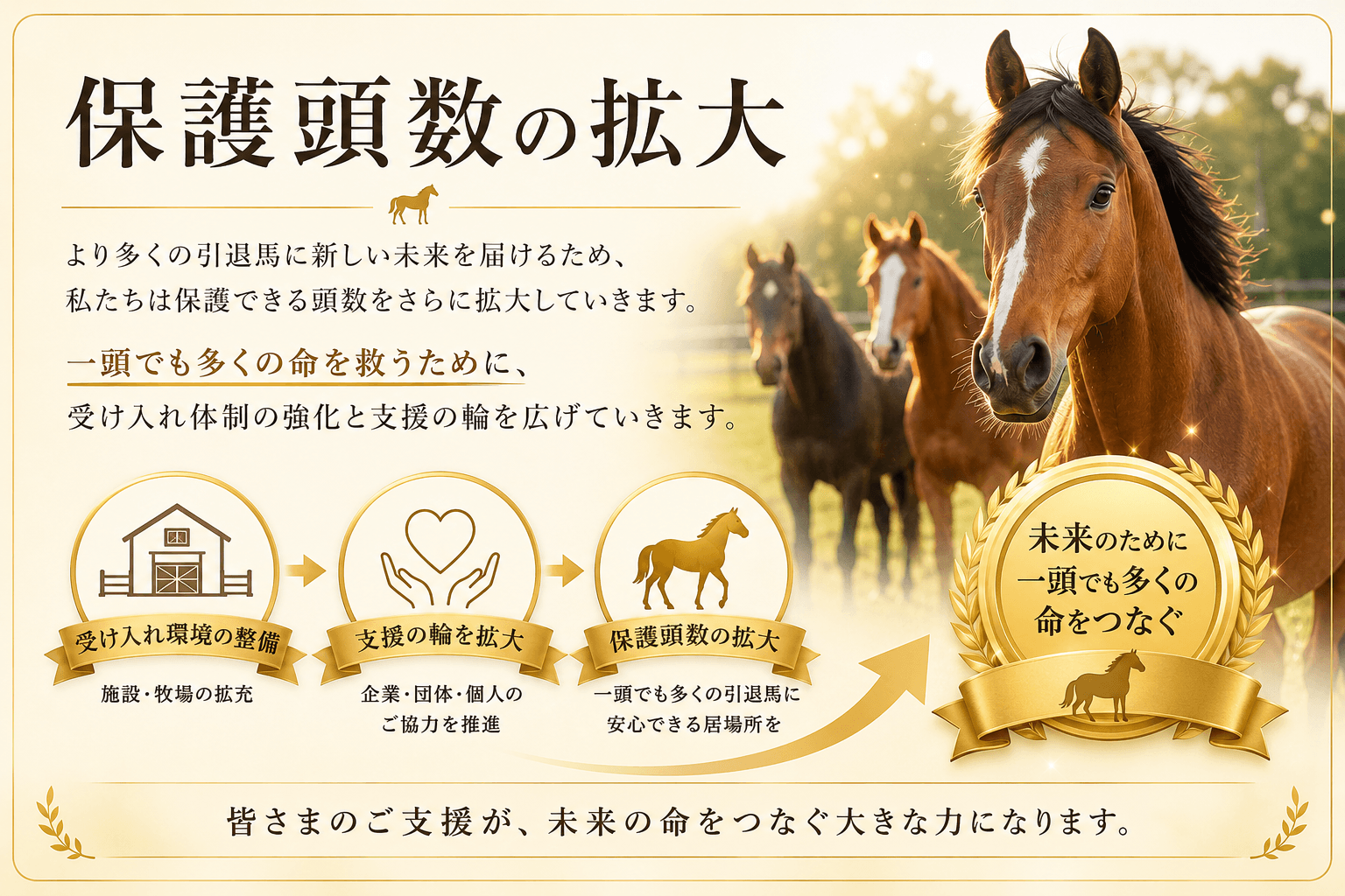 保護頭数の拡大